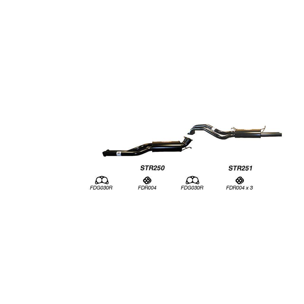 Redback Performance Exhaust System for Ford Falcon (09/2002 - 09/2005)