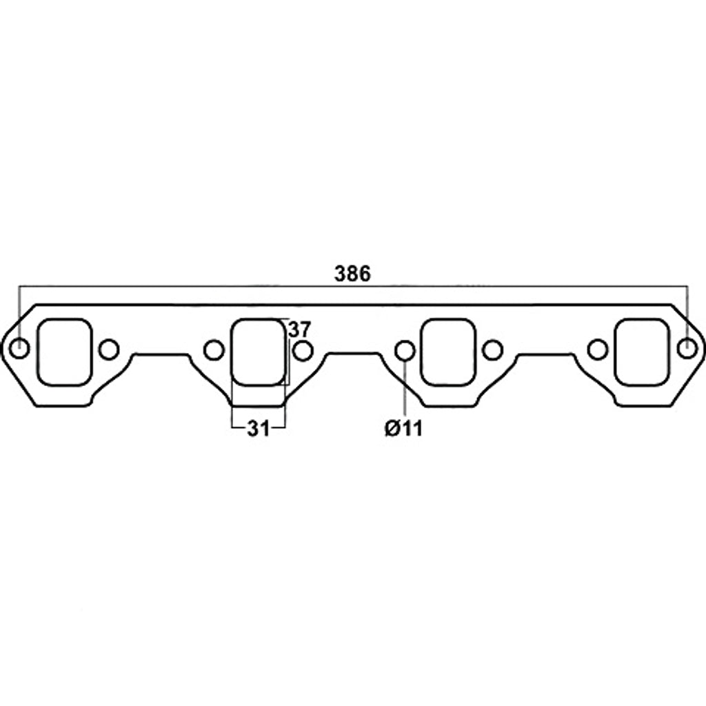 Redback Header Gasket for Ford Falcon (01/1966 - 09/2002), Fairmont (01/1966 - 09/2002), Fairlane (01/1966 - 09/2002)