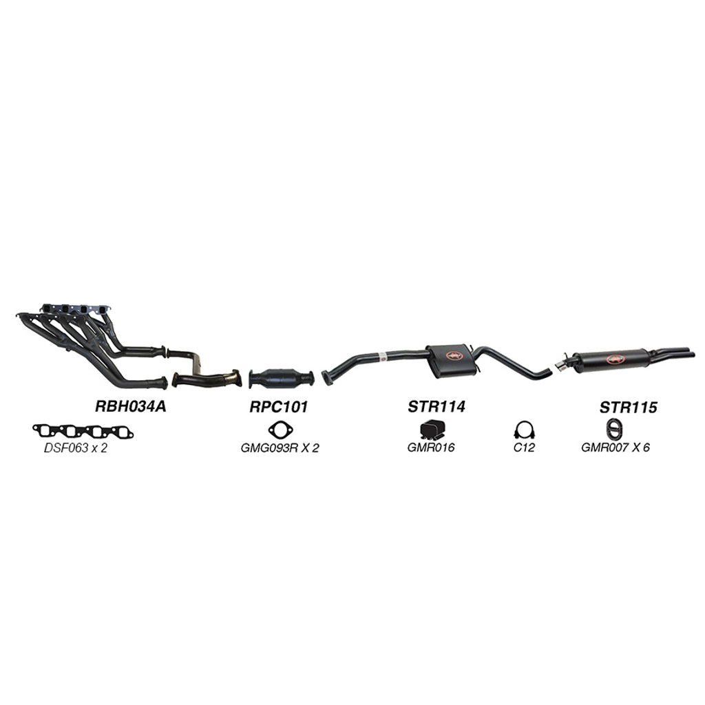 Redback Performance Exhaust System for Holden Caprice (04/1990 - 02/1994), Holden Caprice (04/1990 - 02/1994)