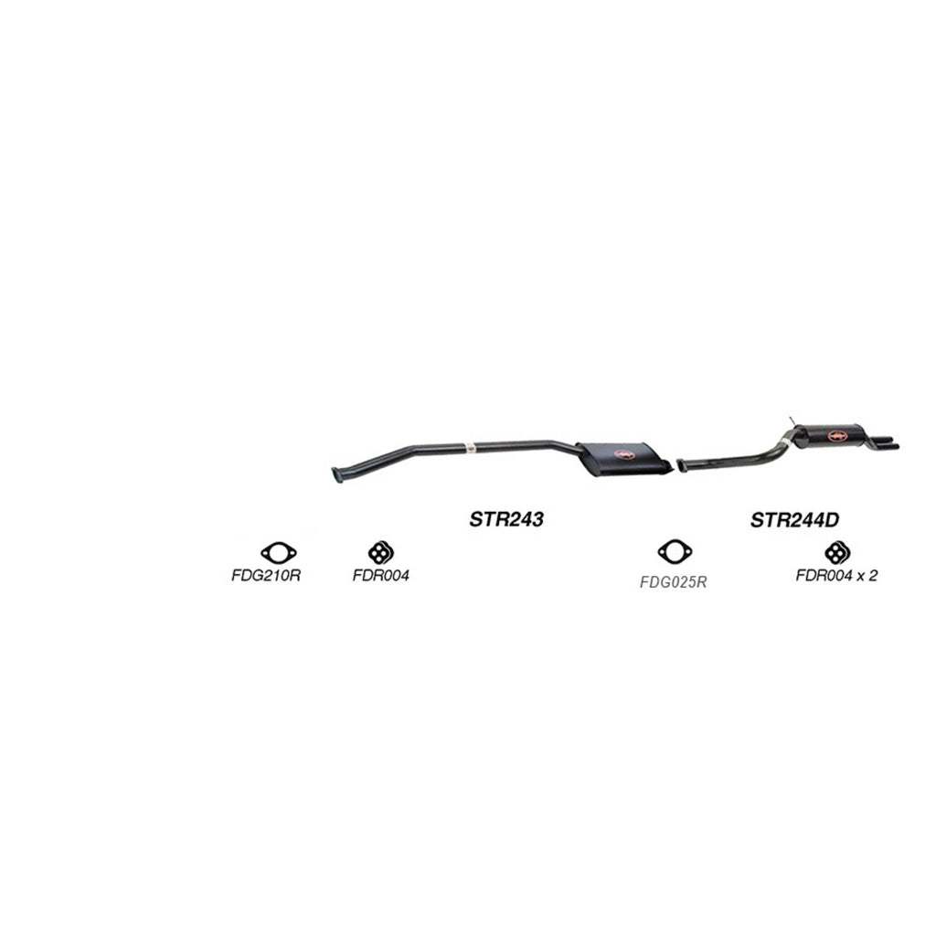 Redback Performance Exhaust System for Ford Falcon (07/1998 - 09/2002)