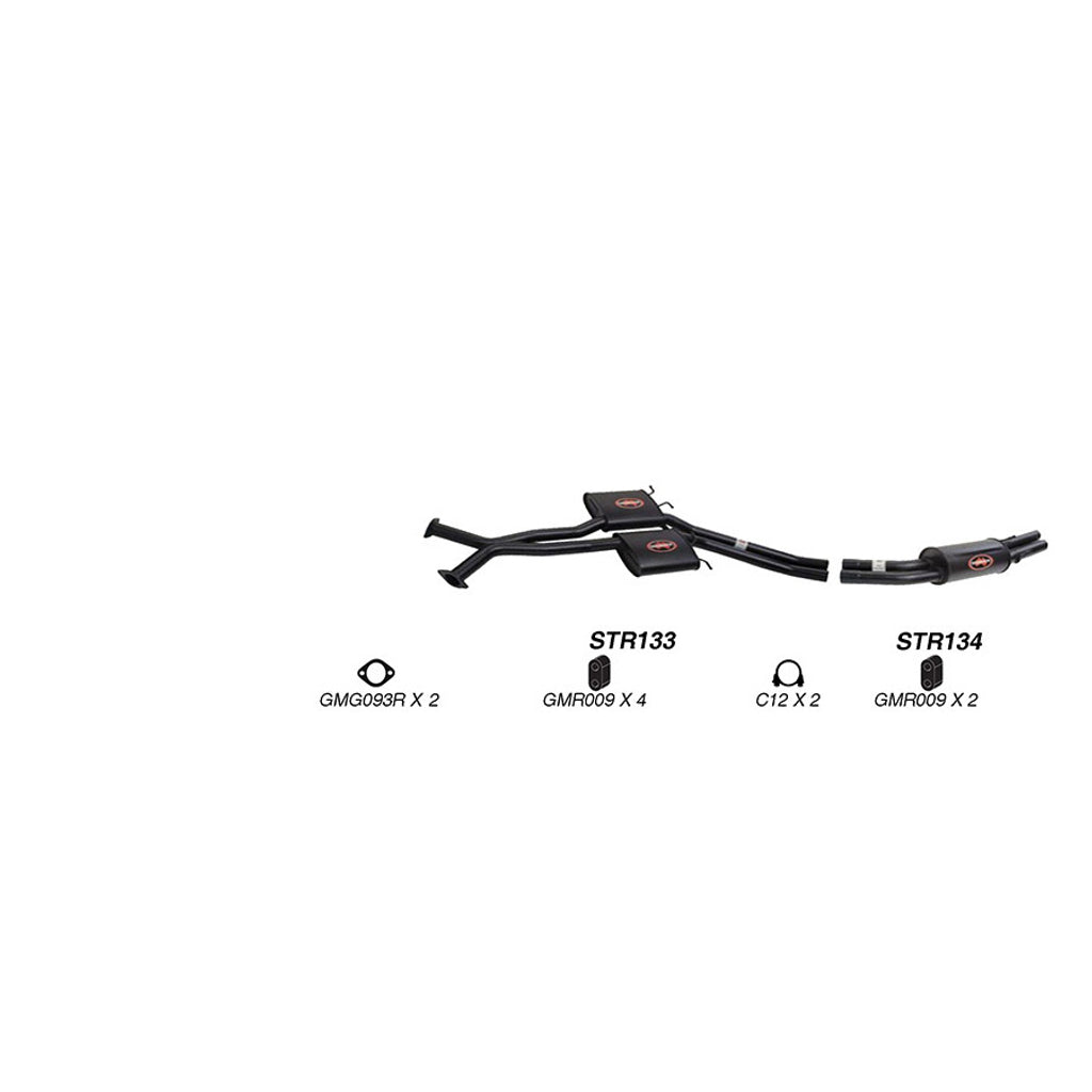 Redback Performance Exhaust System for HSV Maloo (09/1997 - 2007), Senator (09/1997 - 2007), Maloo R8 (09/1997 - 2007), Avalanche (09/1997 - 2007), Holden Commodore (09/1997 - 2007)