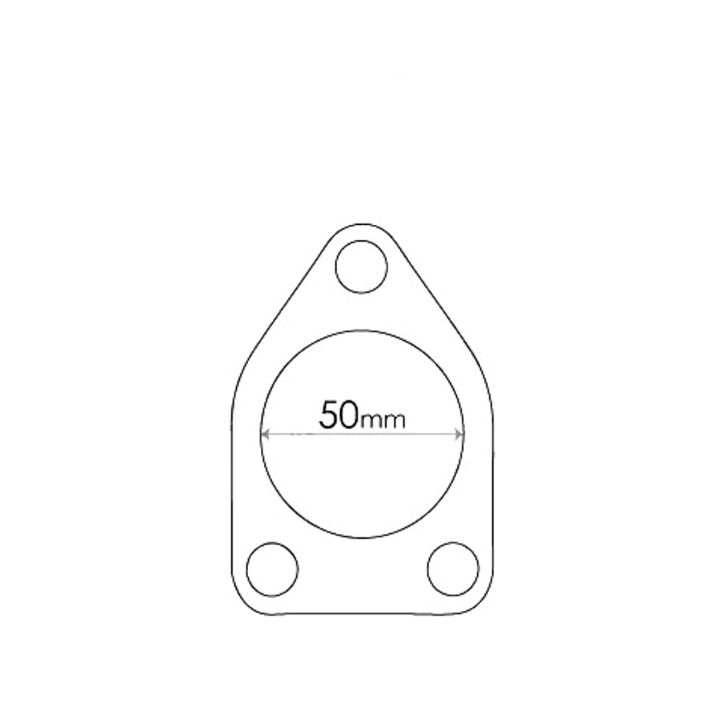 Redback Flange Gasket for Mitsubishi Magna (05/1985 - 09/2004), Lancer (05/1985 - 09/2004), Pajero (05/1985 - 09/2004)