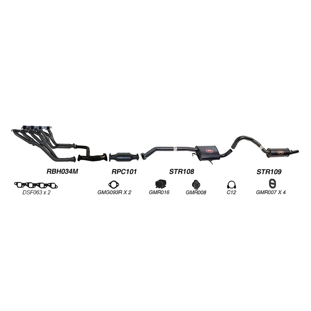 Redback Exhaust System for Holden Commodore (01/1991 - 01/1995)