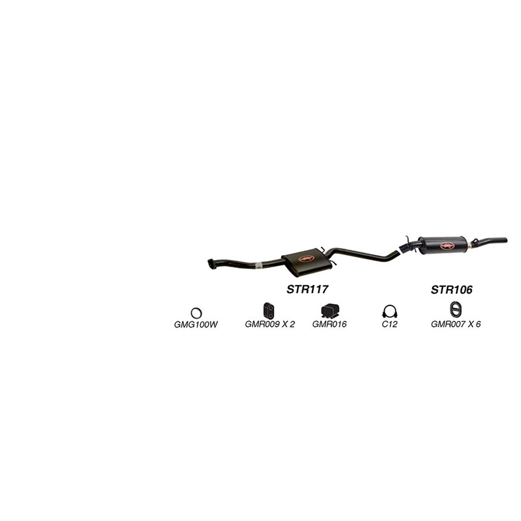 Redback Performance Exhaust System for Holden Calais (04/1995 - 08/1997), Commodore (04/1995 - 08/1997)