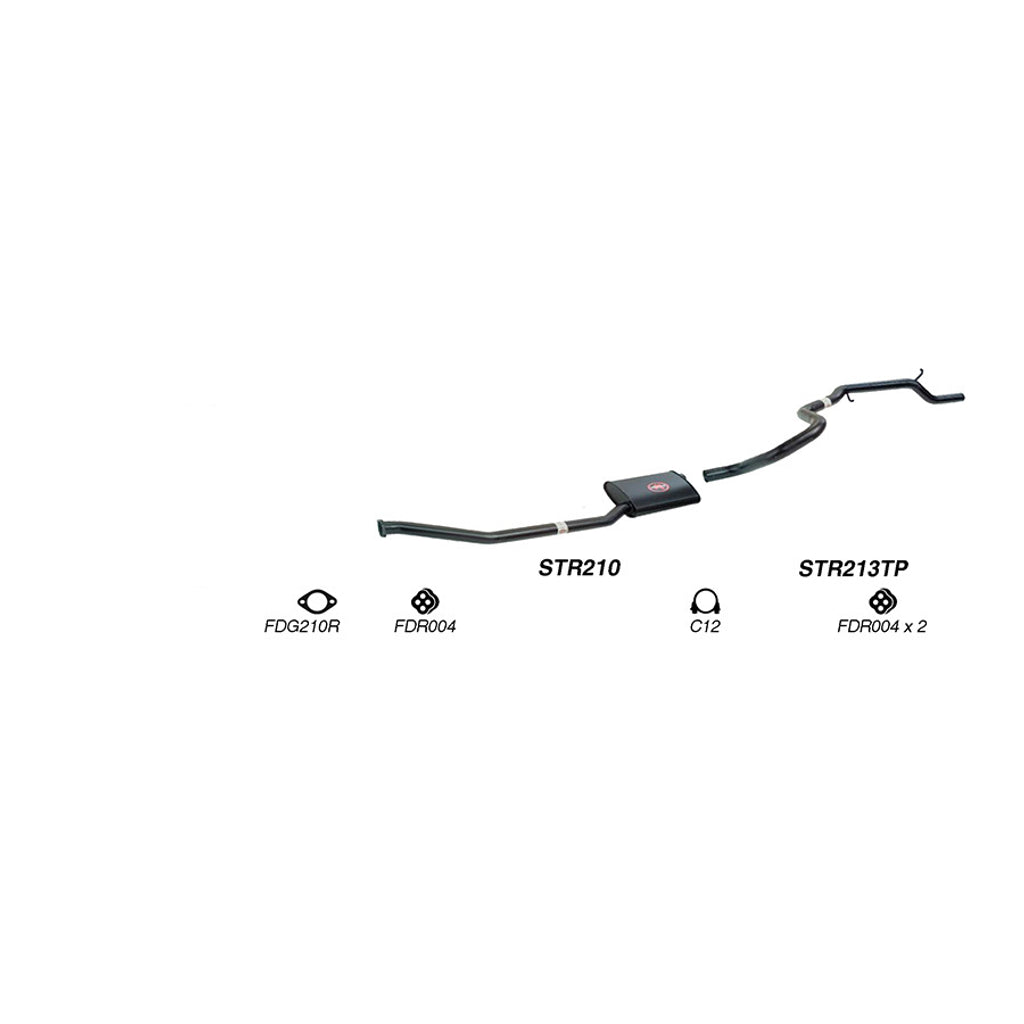 Redback Exhaust System for Ford Falcon (03/1992 - 09/2002), Fairmont (01/1992 - 09/2002)