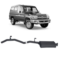 Redback Performance Tailpipe Assembly for Toyota Landcruiser 75/78/79 Series 4.2L 1HZ (01/1990 - 01/2007)