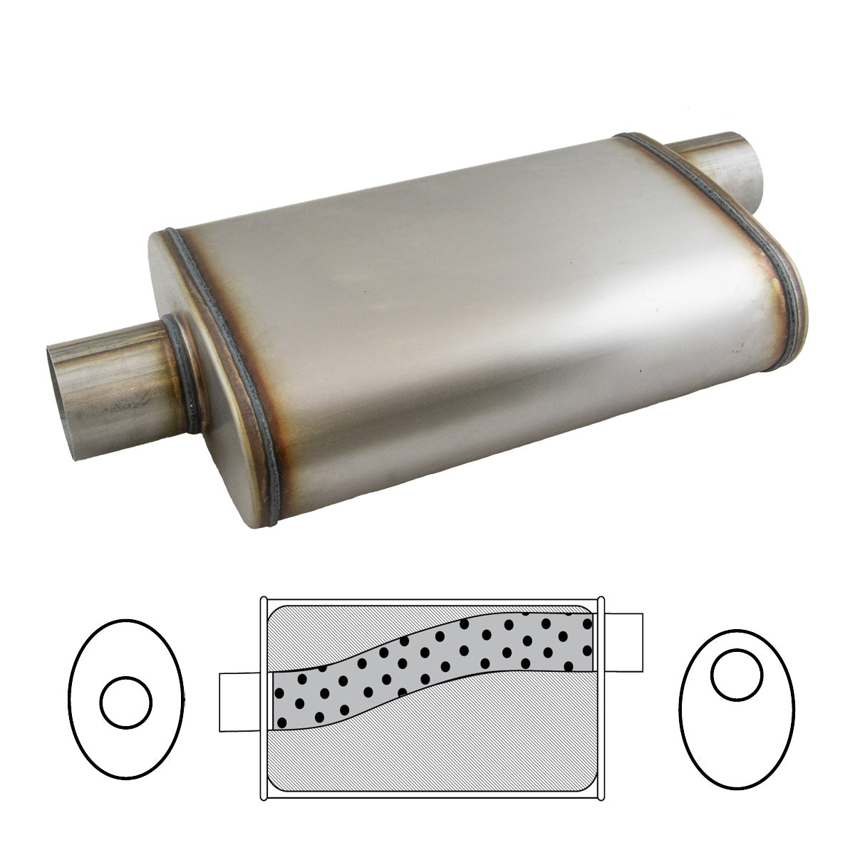 Sport muffler on sale