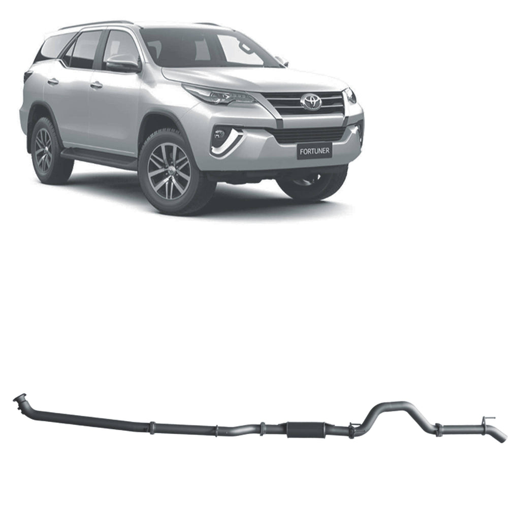 Redback Extreme Duty Exhaust for Toyota Fortuner 2.8L (01/2015 - on)