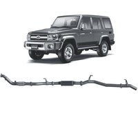 Redback Extreme Duty Exhaust for Toyota Landcruiser 76 Series Wagon (03/2007 - 10/2016)