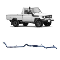 Redback Extreme Duty Exhaust for Toyota Landcruiser 78 Series (01/1990 - 01/2007), Toyota Landcruiser 75 Series (03/1990 - 11/1999)