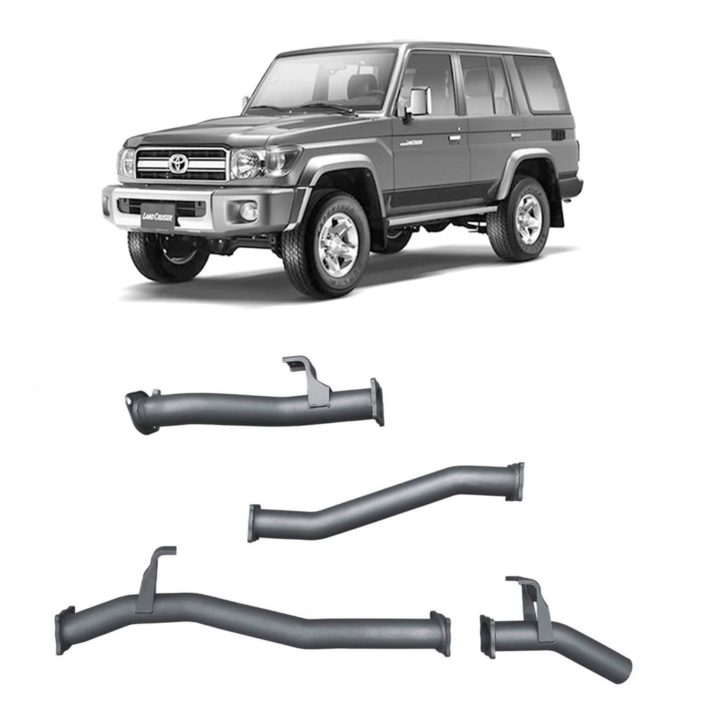 Redback Extreme Duty Exhaust for Toyota Landcruiser 76 Series Wagon (09/2016 - on)