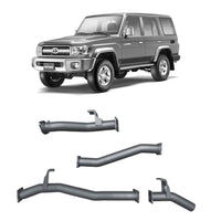 Redback Extreme Duty Exhaust for Toyota Landcruiser 76 Series Wagon (09/2016 - on)