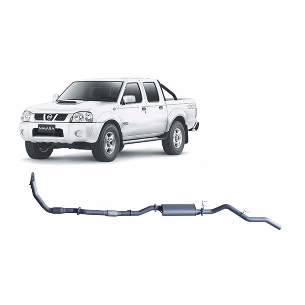 Redback Extreme Duty Exhaust for Nissan Navara D22 3.0L (11/2001 - 12/2006)